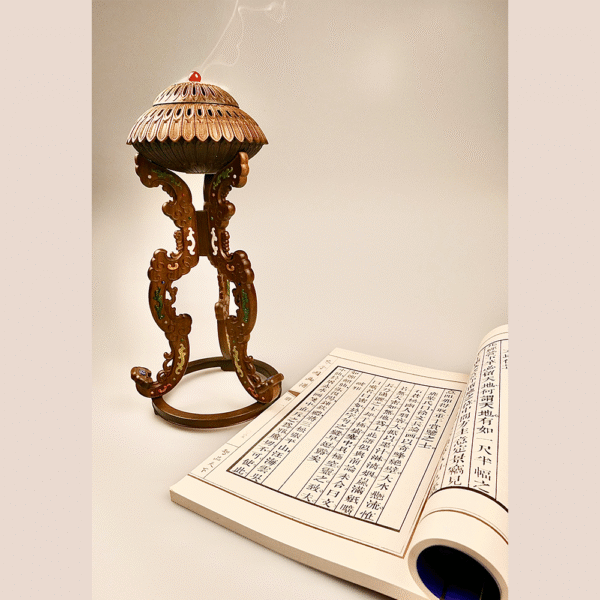 Ruyi stand official hat style incense burner