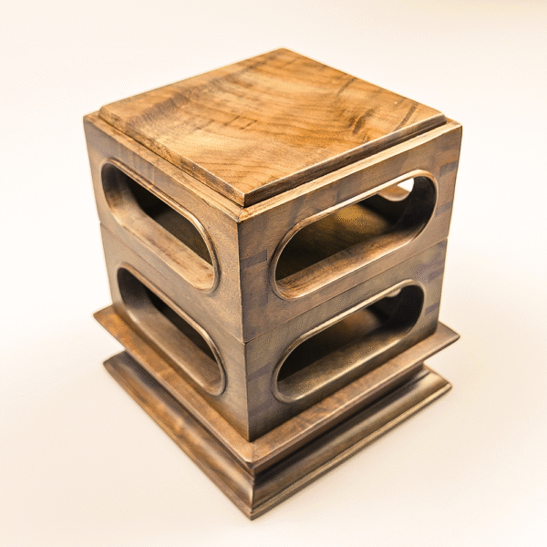 Double-layer cup box