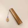 Golden nanmu oval incense tube