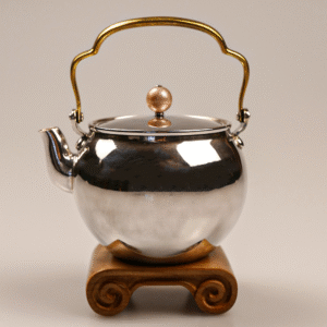 silver pot
